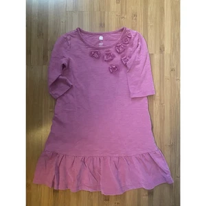 Tea Collection Hopseed Appliqué Dress 5 Pink Purple Australia - Picture 1 of 6