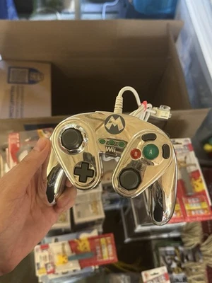 Nintendo Wii/Wii U Metal Mario Controller (085-006) Fight Pad TESTED WORKING - Image 1 of 2