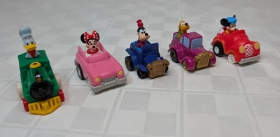 Lote de 5 autos Happy Meal Happy Meal 1988 vintage Disney Mickey Mouse McDonald’s Foto 1 de 4