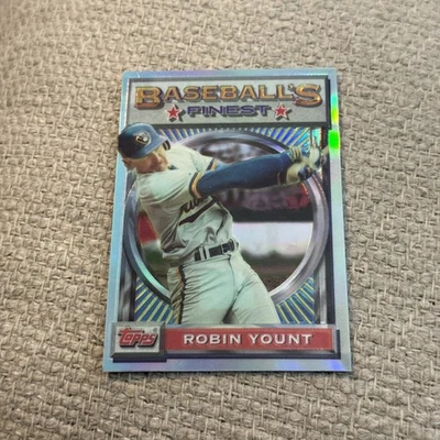 Robin Yount 1993 Topps Finest Refractor #192 - Image 1 of 2