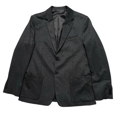Banana Republic Blazer Jacket Mens Size 46L Sports Coat Slim Fit Stretch Gray - Image 1 of 4
