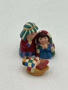 Vintage Hallmark 1997 Merry Miniatures The Nativity 2-teiliges Set - Bild 1 von 5