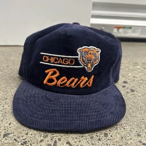 Vintage Chicago Bears Cord Snapback Mütze Annco Professional Model Cap NFL Vintage - Bild 1 von 6