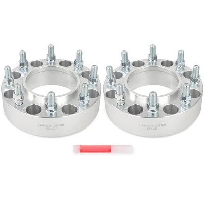 2 Pcs Front Hubcentric Wheel Spacers 8x180 2" For GMC Sierra 2500 HD 2011-2025 Foto 1 de 4