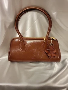 Impresionante Bolso de Hombro Marrón Imitación Cuero Cremallera Alrededor Bolso Extraíble Dije - Imagen 1 de 5