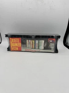 Sound Works Cassette Organizer System. Holds 18 Tapes W/3 Storage Cases - Bild 1 von 15