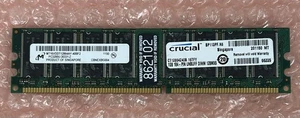 Micron Crucial 1GB MT16VDDT12864AY-40BF2 CT12864240B.16TFY Memory - Picture 1 of 4
