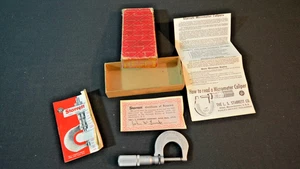 Micrómetro manual exterior L.S Starrett No.230 32nds  - Imagen 1 de 10