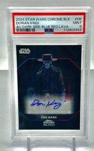 2024 Topps Star Wars Chrome Black Dark Side Auto Dorian Kingi /99 PSA 9 - Picture 1 of 2
