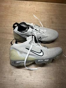 Nike Air VaporMax 2021 Flyknit Jugend Größe 6,5 Y grau Sportschuhe DB1550-100 - Bild 1 von 9