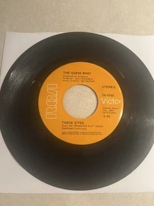 The Guess Who "These Eyes" 45 on RCA VICTOR...60s Classic Rock Ballad in VG++ - Picture 1 of 2