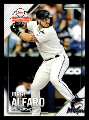 2019 Topps National Baseball Card Day #15 Jorge Alfaro Miami Marlins - Image 1 of 2