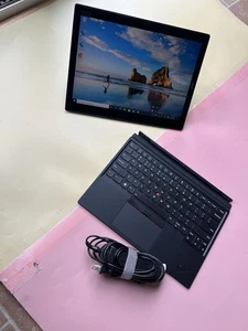 Lenovo Thinkpad X1 Carbon Tablet i5-8350U 8GB 256GB TOUCH BACKLIT 3000x2000 LTE - Picture 1 of 14