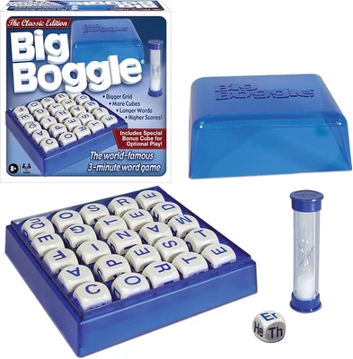 Big Boggle Game with 5X5 Grid and 25 Letter Cubes for 2 or More Players - Image 1 of 4