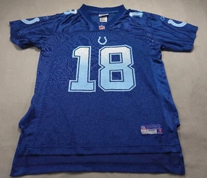 Indianapolis Colts Jersey Peyton Manning Reebok Extra Large Football Boys - Picture 1 of 9