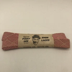 Vintage PINKY LEE SHOELACES (Children's TV & Vaudeville Star) - Free Shipping - Picture 1 of 4