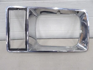 BUICK SKYLARK 1980-1982 chrome LH DRIVERS SIDE HEADLIGHT BEZEL DOOR TRIM OEM - Picture 1 of 5
