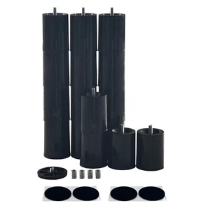 12 Inch 4 Pcs Adjustable Bed Base Frame Legs Sofa Furniture Foot M8 M10 Thread - Picture 1 of 10