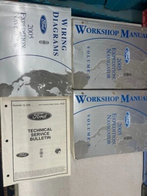 Ford Expedition Lincoln 2005 navegación servicio reparación taller manual conjunto OEM + Foto 1 de 4