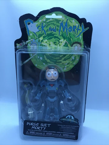 Rick & Morty- Purge Suit Morty Action Figure UNOPENED DAMAGE BOX Cover