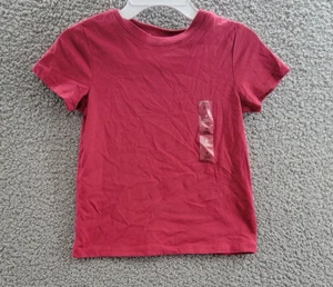 Epic Threads Solid Crewneck Basic Tee Girls 5 Red Pullover Style Short Sleeve~ - Picture 1 of 15