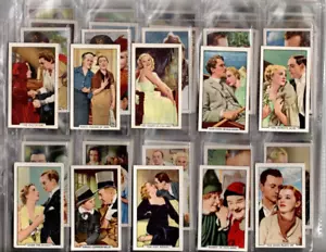 Famous Film Scenes Cigarette Cards Full Set of 48 Issued by Gallaher in 1935 - Picture 1 of 11