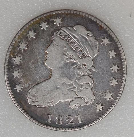 1821 Capped Bust Quarter - Fine/VF!!! Cover