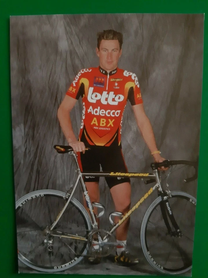 CYCLISME carte cycliste THIERRY MARICHAL équipe LOTTO Adecco 2002 - Photo 1/1
