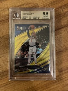 2019-20 Select RJ Barrett Gold Wave Courtside BGS 9.5 RC Knicks Raptors - Picture 1 of 2