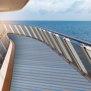 6mm EVA Foam Faux Teak Boat Decking Sheet Deck Yacht Flooring Anti Skid Mat Pad - Foto 1 di 17