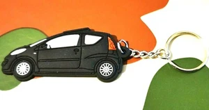 Black PEUGEOT 107 KEY RING Urban Blue Lease Active XR XS Move Schlüsselring port - Picture 1 of 1