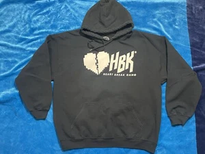 Heart Break Gang Black HBK Hoodie Size XL - Picture 1 of 11