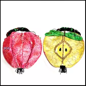 Borsa donna borsetta accessori originali tracolla modello mela frutta borsetta - Foto 1 di 24