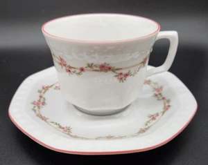 10.7 Seltmann Weiden  * Andrea * Kaffeetasse + Untere Rosa Ranke - Bild 1 von 3