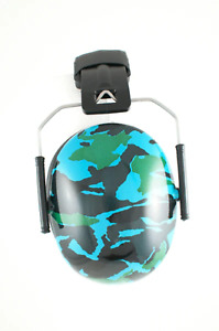 BABY BANZ BLUE CAMO ARMY EAR MUFFS HEARING PROTECTION BABY-ADULT SAFETY