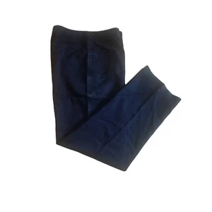 J.Jill Women's Casual Pants size 8 Dark Blue Wide Leg 100% Tencel Lyocell - Picture 1 of 7