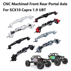 Eje portal trasero delantero completo CNC para rastreador de radiocontrol 1/10 axial SCX10 Capra 1.9 - Imagen 1 de 24