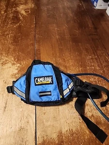 Black Blue CAMELBAK 9x11" Adjustable 54" Waist Fannypack Purse - Picture 1 of 3