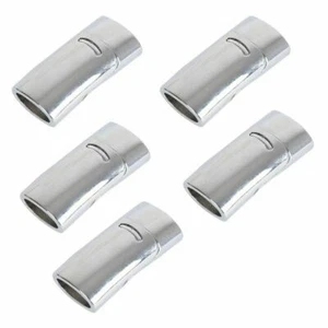 5PCS silver magnetic clasp Stainless Steel Magnetic Clasp Magnetic Fastener - Picture 1 of 11