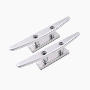 316 Stainless Steel Boat Cleat Heavy Duty Marine Dock Cleat 2PK - Picture 1 of 7