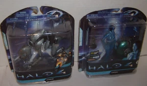 HALO 4 Series 1 Action Figure Lot 2012 McFarlane CORTANA & MASTER CRAWLER NEW - Picture 1 of 5