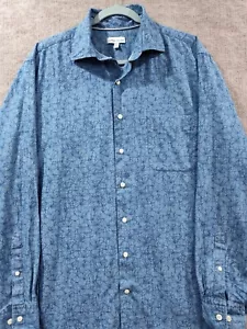 Peter Millar Langarmshirt mit Knopfleiste Herren Large All Over Blumenmuster - Bild 1 von 11