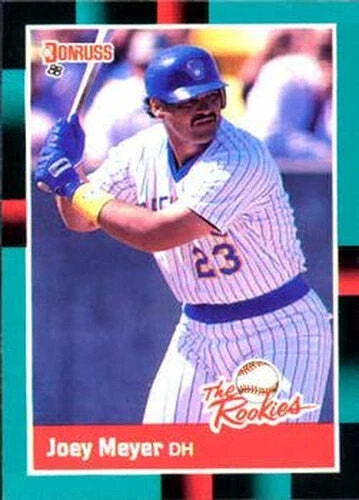 #38 Joey Meyer - Milwaukee Brewers - 1988 Donruss The Rookies Baseball - Image 1 of 1
