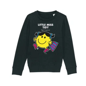Mr Men Sweatshirt Little Miss Tidy Long Sleeve Kids Unisex Jumper Pullover - Picture 1 of 16
