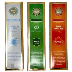 Tatva Yog Räucherstäbchen Patchouli Gardenie Jasmin verschiedene Düfte 90 Stück - Bild 1 von 6