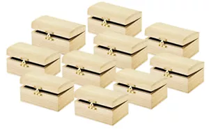 VBS Schatztruhe ohne Gravur 10 Stück Truhe Kästchen Schatzkiste Holztruhe - Bild 1 von 1