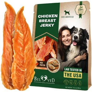 Chicken Jerky Dog Treats 11oz – All Natural Grain‑Free High Protein Human Gr... - Picture 1 of 8