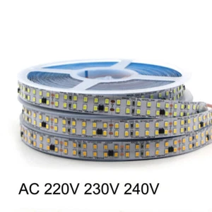 AC 220V 240V IC LED Streifen Licht 240leds/m 2835 SMD led Hohe Helligkeit Leiste - Bild 1 von 9