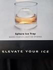 W&amp;P Sphere Ice Cube Tray - New - Silicone Bar Cocktail Beverage Reusable Whiskey