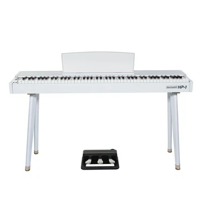 Keymaxx HP-1 Digital Piano White, 88 Weighted Piano Keys with Hammer Mechanism - Image 1 of 4